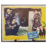 Lobby card, unnumbered, "King of the Cowboys"