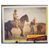 Lobby card, unnumbered, "Man from Cheyenne"