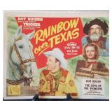 Lobby card, unnumbered, "Rainbow Over Texas"