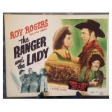 Lobby card, unnumbered, "The Ranger and the Lady"