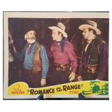 Lobby card, unnumbered, "Romance on the Range"