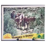 Lobby card, unnumbered, "Romance on the Range"