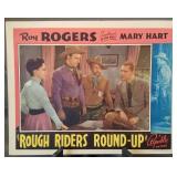 Lobby card, unnumbered, "Rough Riders Round-Up"