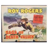 Lobby card, unnumbered, "Saga of Death Valley"