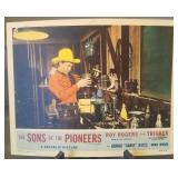 Lobby card, "The Sons of the Pioneers", re-release