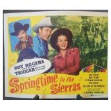 Lobby card #1, "Springtime in the Sierras"