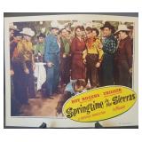 Lobby card #2, "Springtime in the Sierras"