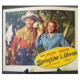 Lobby card #3, "Springtime in the Sierras"