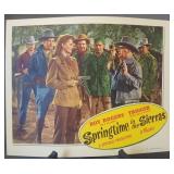 Lobby card #7, "Springtime in the Sierras"