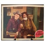 Lobby card, unnumbered, "Sunset in El Dorado"