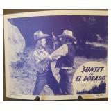 Lobby card, "Sunset in El Dorado", re-release