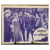Lobby card, "Sunset in El Dorado", re-release