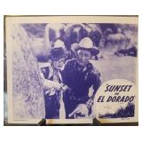 Lobby card, "Sunset in El Dorado", re-release