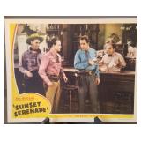 Lobby card, unnumbered, "Sunset Serenade"
