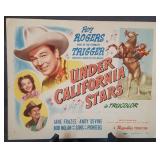 Lobby card #1, "Under California Stars"