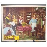 Lobby card, unnumbered, "Utah"