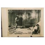 2 cards (Johnny Mack Brown and the 3 Stooges)