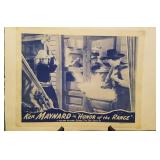 2 lobby cards (Ken Maynard)