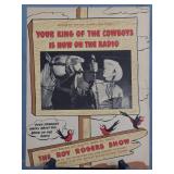 1944 Roy Rogers Fan Club radio show promotion
