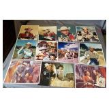 21 color prints, most are publicity photos