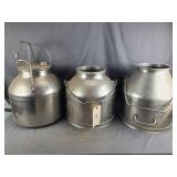 Stainless steel milker buckets
