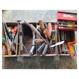 Tray of miscellaneous tools