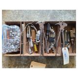Tray of miscellaneous tools