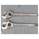 15" adjustable wrenches