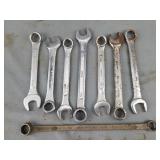 Box of misc. standard wrenches