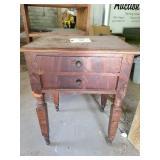 2 drawer side table & bookshelf