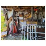 Contents of little red building (Westside)