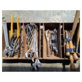 Tray of miscellaneous tools