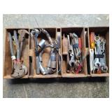 Tray of miscellaneous tools