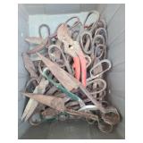Large lot of tin snips