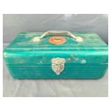 Vintage Simonsen metal tackle Box