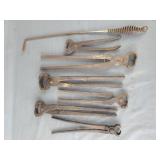 Box of ferrier tools