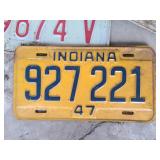 Box of license plates