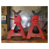 Pair of 3 ton jack stands