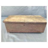 Vintage tractor toolbox