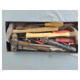 Tray of miscellaneous tools
