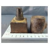 Vintage mandrel & sledgehammer head