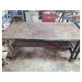 Steel shop table