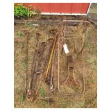 Hose real & dead man stakes