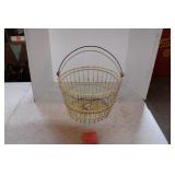 Vintage Metal Egg Basket