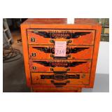 Metal Cabinet and Contents