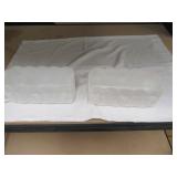 ANCHOR HOCKING-FIRE KING MILK GLASS QTY (2)