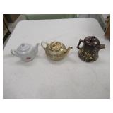TEA POTS - QTY (3)