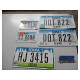 MISC IOWA LICENSE PLATES