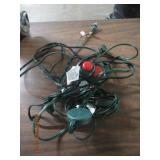 QTY (3) EXTENSION CORDS W PUSHBUTTON ON/OFF SWITCH