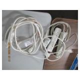 TWO POWER STRIPS AND ONE EXTENSION CORD